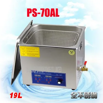 1 ADET 110 V / 220 V PCB / endüstriyel kontrol panosu Ultrasonik Temizleyici 19L Temizlik Ekipmanları Paslanmaz Çelik Temizleme Makinesi