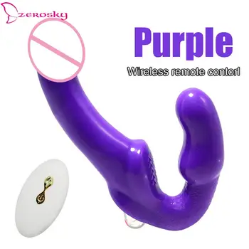 10 Frekans Vibratörler Kadınlar için Klitoris Çift Uçlu Penis Lezbiyen Oyuncaklar Seks Shop Masturbator Yetişkin Seks Oyuncakları Kadın için