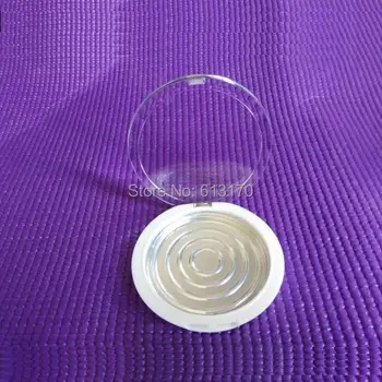10 ml Boş Toz kavanoz ponponları ile plastik göz farı kavanoz Alüminyum Tavalar aksesuarları tırnak sanat kutusu örnek kavanoz Ücretsiz kargo