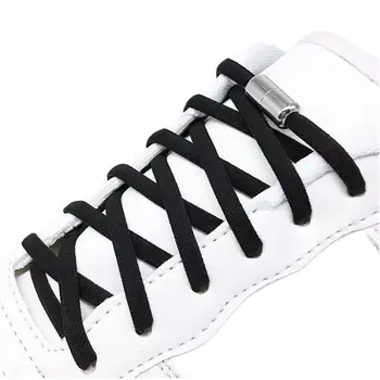 14 renkler Metal Kapsül kilit Aksesuarları Elastik Ayakkabı Bağcığı Sneakers için Hiçbir Kravat Ayakkabı Bağı Tembel Ayakkabı dantel Toka DIY Kiti Dekorasyon