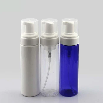 20 adet, 200ml Beyaz / Şeffaf Köpük Mus Şişeleri, DIY Köpüren Şişeler, Köpük pompa şişeleri, Doldurulabilir Şişeler