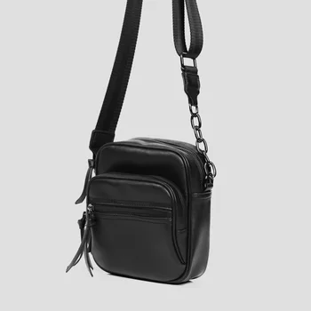 2022 yeni cep telefonu çantası doku PU deri küçük çanta basit omuz çantası erkekler ve kadınlar için eğlence çapraz vücut çanta sırt çantası