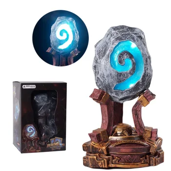 22cm HearthStone Heroes of Warcraft Figürleri Solunum led ışık Oyuncak Koleksiyon Model Masaüstü Dekorasyon çocuklar için doğum günü hediyesi