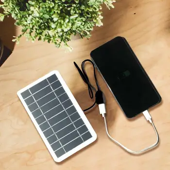 2w 5v GÜNEŞ PANELI Açık Usb Taşınabilir Mini güneş enerjisi şarj cihazı Paneli Tırmanma Hızlı Seyahat Şarj Cihazı Telefon Dıy güneş enerjisi şarj cihazı