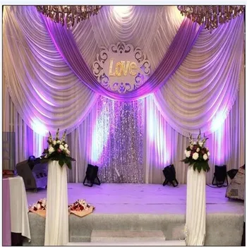3 m x 6 m uzun yağma arka plan, arka plan tasarımı için kullanılan, düğün arka plan tasarımı, parti perde sahne arka plan dekorasyon