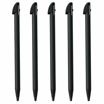 5 Adet Siyah Stylus Pointer Plastik Kalem Nintendo Wii Pro için DS Lite NDSL Konsolu için