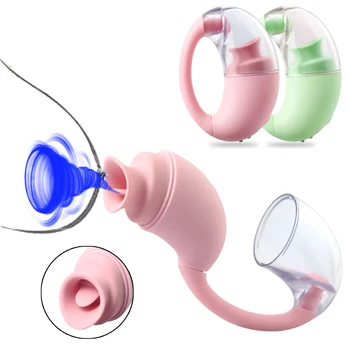 7 modu Clit Sucker Vibratör Oral Seks Dil Titreşimli Meme Emme Seks Oral Yalama Klitoris Vajina Stimülatörü Seks Oyuncak Kadınlar için
