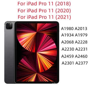 9H Temperli Cam Ekran Koruyucu İçin iPad Pro 11 2018 2020 2021 A2301 A2459 A2460 A1980 A2013 A1934 A1979 A2068 A2228 A2230