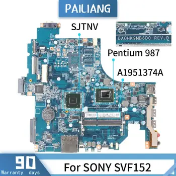 A1951374A SONY SVF152 DA0HK9MB6D0 SR0V4 Pentium 987 Anakart Laptop anakart İçin test TAMAM