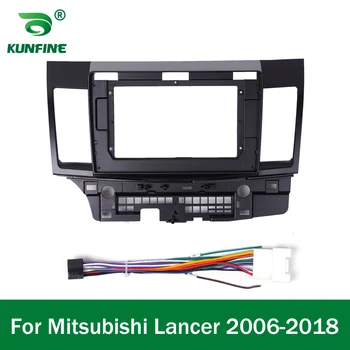 Araba GPS Navigasyon Stereo Mitsubishi Lancer 2006-2018 İçin Radyo Fascias Paneli Çerçeve Fit 2Din 10 inç Dash ana ünite ekran