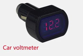 Araba voltmetre 12 V Kırmızı Ekran LED Dijital Voltmetre Araba gerilim metre