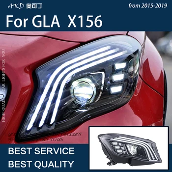 Araba ışıkları GLA 2015-2019X156 H247 GLA180 GLA200 GLA250 GLA45 LED Far Modifikasyonu S Sınıfı Tasarım Yükseltme Meclisi
