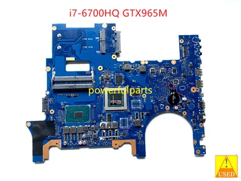 Asus G752VL G752VY Laptop Anakart CPU ı7-6700HQ + GPU GTX965M On-Board 60NB09Y0 Rev. 2. 2 Kullanılan İyi Çalışıyor