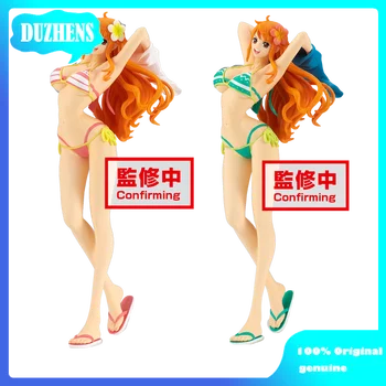 BANPRESTO Orijinal: Tek Parça Nami mayo VER.20 cm PVC Action Figure Anime şekilli kalıp Oyuncaklar Şekil Koleksiyonu Bebek Hediye