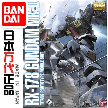 Bandai Gundam Modeli Stokta Montaj 41924 1/100 MG RX-178 Mk-II 2.0 Titans Gundam ROBOT Figürü Anime Oyuncaklar Figürü Hediye