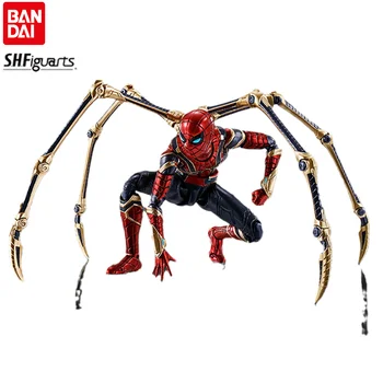 Bandai Ruhları S. H. figuarts Örümcek Adam Hiçbir Şekilde Ev Demir Örümcek Adam Koleksiyonu Şekil Anime Aksiyon Modeli Figurals Brinquedos Oyuncak