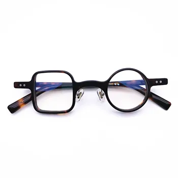 Belight Optik Asetat Kare Yuvarlak Gözlük Çerçeve Erkekler Kadınlar Reçete Gözlük Retro Optik Çerçeve Gözlük 226
