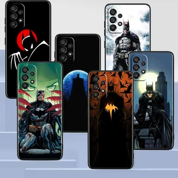 DC Süper Kahraman Batman Siyah Telefon Kılıfı İçin Samsung A73 A72 A71 A53 A52 A51 A42 A33 A32 A23 A22 A21S A13 A03 5G Kapak