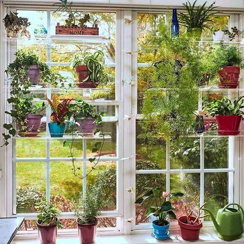 Dekoratif Bitki raf standı Bitkiler Etli raf Çok Katmanlı Bahçe çiçek standı Pencere Oturma Odası Yatak Odası