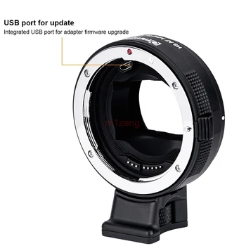 EF-NEX HS Hızlı otomatik odaklama Lens Adaptörü canon EF Lens için sony E Dağı Nex3c/5/5n / 7 A6000 a6300 a6500 A7 a9 A7RII A7S kamera