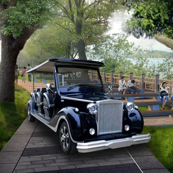 Elektrikli nostaljik araba Lüks Gezi Seyahat Klasik Araba golf arabası Kulübü Araba Satılık 4 Kişilik Elektrikli Pick Up Araba