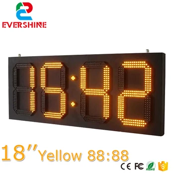 Evershine'den zaman ve sıcaklık işaretleri 88.88 led işareti 18 inç - LED iyi fiyat
