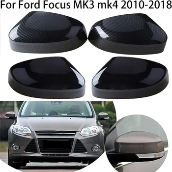 Ford Focus için MK3 2012-2018 Mondeo mk4 Facelift 2010-2018 Araba Yan Kapı Kanat dikiz aynası Kılıf Kapak Trim Kapağı aksesuarları