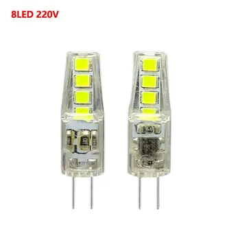G4 LED mısır ampul AC / DC12V220V 2 W 3 renk karartma soğuk sıcak beyaz yüksek parlaklık enerji tasarrufu 835 ışık boncuk