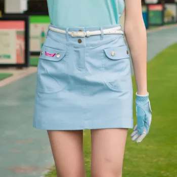 Golf Giyim Bayan Golf Etek Kadın Eğlence Dayanıklı Spor Kırışıklık Karşıtı Kısa Etek Cep Rahat Golf Mini Elbise Xs-Xl D0673