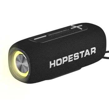 HOPESTAR P32 Açık taşınabilir kablosuz hoparlör yüksek güç subwoofer FM radyo TF USB TWS su geçirmez sütun