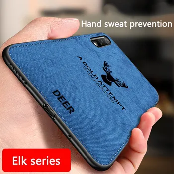 Huawei kılıf için Huawei mate 30 20 10 9 pro 10lite 20lite 20x Elk cep telefonu kılıfı bez koruyucu el ter önleme çantası
