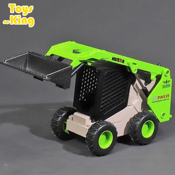 Huına 1: 50 Statik iş makinesi Simülasyon Dağ İtme Tekerlekli Yatay Kapmak Araba Modeli çocuk çocuk için oyuncak Hediyeler