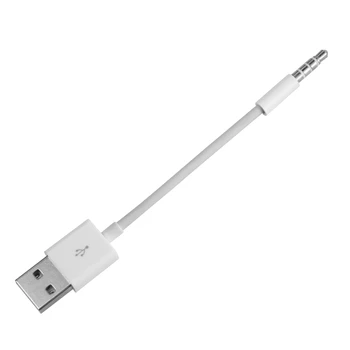 Ipod SHUFFLE veri kablosu USB Mp3 şarj 3, 4, 5, 6 7. nesil şarj kablosu için uygundur