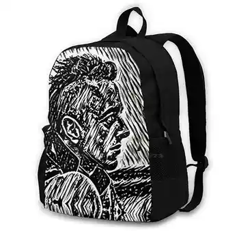 Joe Strummer genç üniversite öğrencisi sırt çantası dizüstü seyahat Çantaları