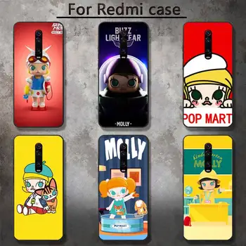 Karikatür sevimli POP MART molly telefon kılıfı için RedMi 5 5 artı 6 Pro 6A S2 4X GİTMEK 7A 8A 7 8 9 K20 kılıfı