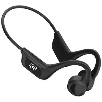 Kemik iletimli kulaklık Kablosuz Bluetooth 5.1 kemik iletimli kulaklık Sweatproof Spor Kulaklık Koşu Bisiklet İçin