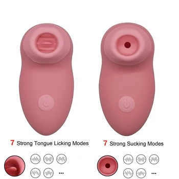 Klitoris Enayi Dil Vibratör 7 Modları Güçlü Oral Yalama Meme Emme Klitoral Stimülatörü Seks Oyuncakları Kadınlar için