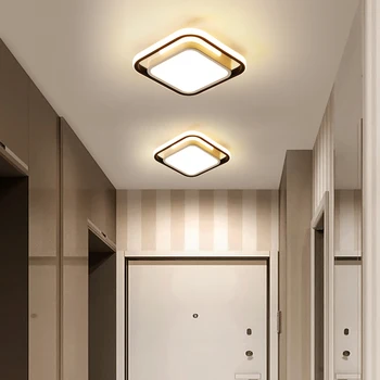 Koridor ışık koridor ışık muhtasar modern İskandinav led tavan ışık gömülü tüp lamba salonu lamba giriş koridor ışık