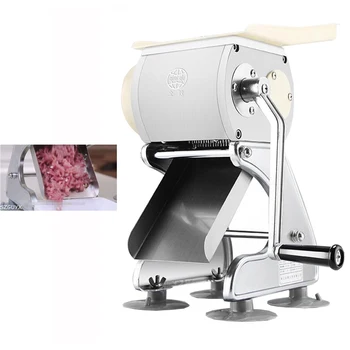 Küçük Manuel Et Kesici Makinesi Pull-out Bıçak Parçalayıcı Dilimleme Dilimleme Makinesi Ticari et dilimleme makinesi Satılık