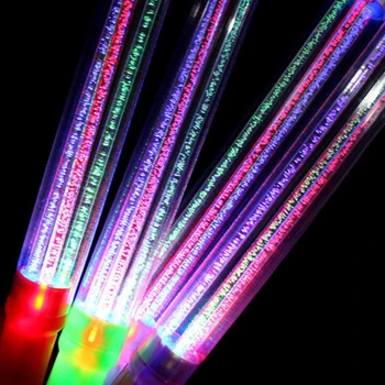 LED Parlayan Kabarcık Sopa LED parti ışığı İçin Neon Parti çubukları parti Konser Düğün Kutlama Festivali Dekorasyon Malzemeleri
