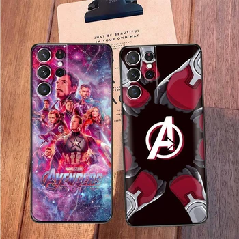 Marvel Avengers Demir Adam Telefon Kılıfı İçin Samsung Galaxy S22 S21 S20 Ultra FE 5G S22 S10 10E S9 Artı Carcasa Yumuşak
