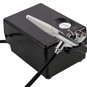 Mini hava kompresörü Kiti Airbrush püskürtme tabancası Taşınabilir BT16 Püskürtücü Makyaj Kek Manikür Geçici Dövme Sanatı Boyama Aracı