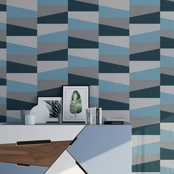 Modern Eşkenar Dörtgen 3D Duvar Kağıtları Geometrik Duvar Kağıdı Rulo Oturma Odası Yemek Odası Arka Plan Duvar Papel Pintado