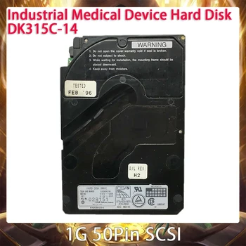 Orijinal Endüstriyel Tıbbi Cihaz sabit disk DK315C-14 Hİtachi 1G 50Pin SCSI Sabit Disk Mükemmel Çalışır Hızlı Gemi