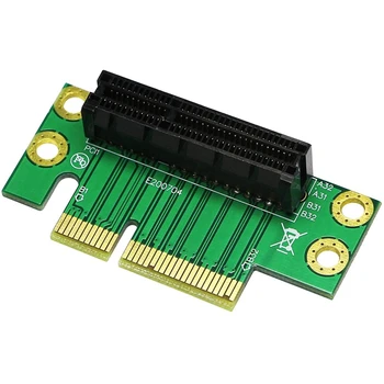 PCI-Express 4X Yükseltici Kart 90 Derece Adaptör Kartı PCI-E 4X Genişletici Uzatma Kartı 1U sunucu kasası Bilgisayar