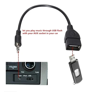 Ses Kablosu USB Ses Kablosu Araç Elektroniği Müzik Çalmak İçin Araç Ses Kablosu