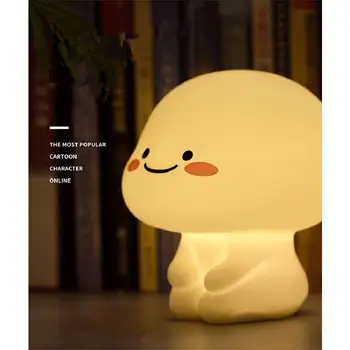 Sevimli Karikatür Led Gece Lambası Ev Ambiyans Lambası Usb Şarj masa lambası Ev Dekorasyon Masa Lambası Dekorasyon doğum günü hediyesi