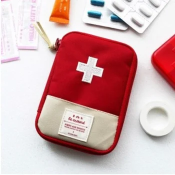 Seyahat ev taşınabilir tıbbi çanta taşınabilir ilaç çantası