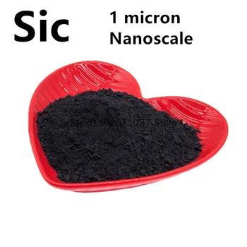 Silisyum Karbür 99.9 Saflık Carborundum Aşındırıcılar Deoksidizer Nano SiC Tozu 1 Mikron Nano Ölçekli