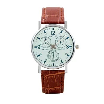 Six Pin  Watches Quartz Men's Watch Blue Glass Belt Watch Men relógio masculino часы мужские наручные watches mens 2022 relogio